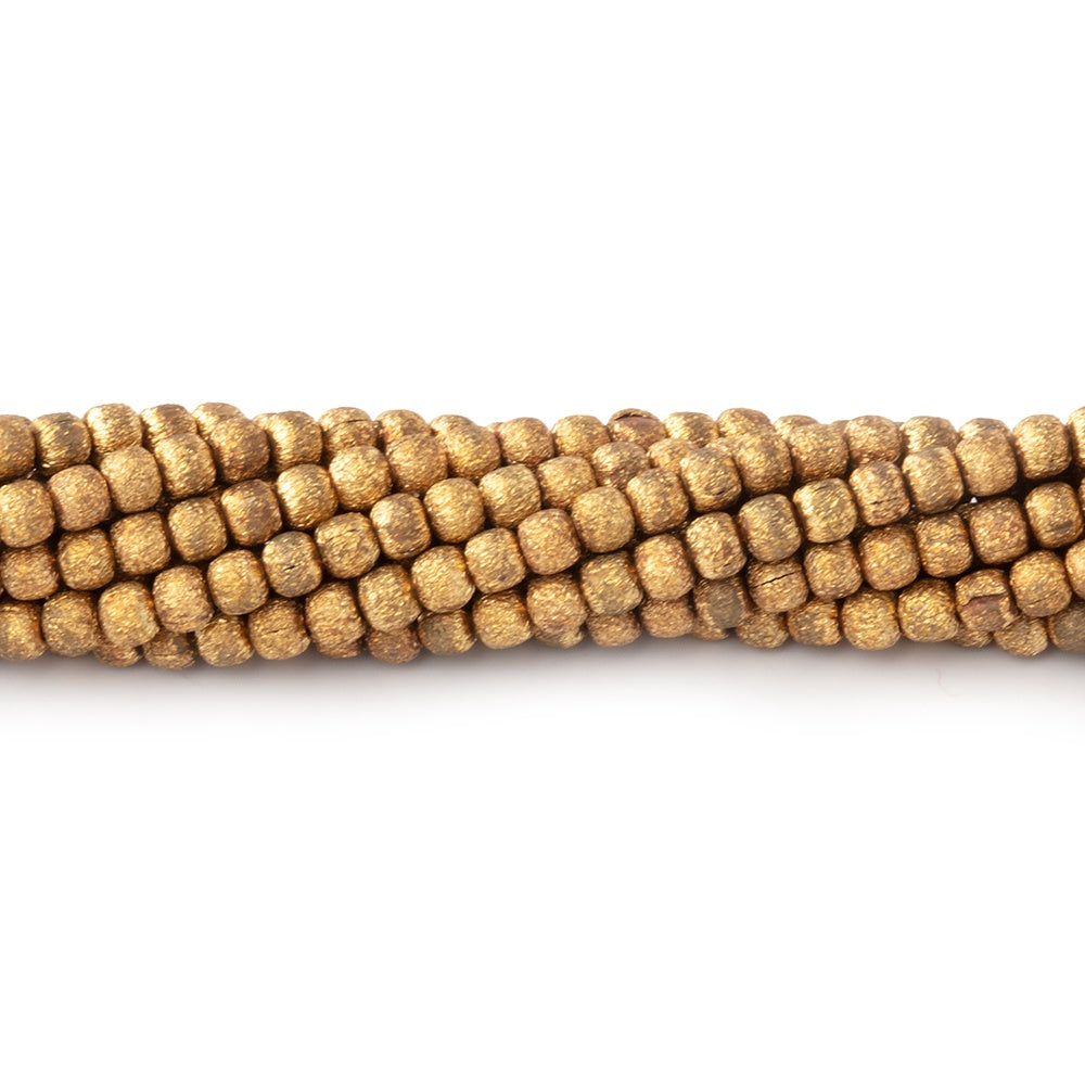 2mm Brushed Round Beads