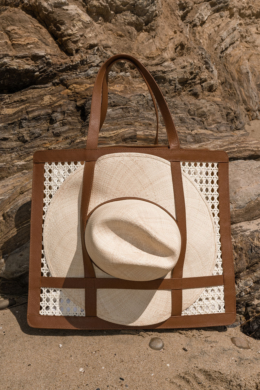 Large Rattan Tote