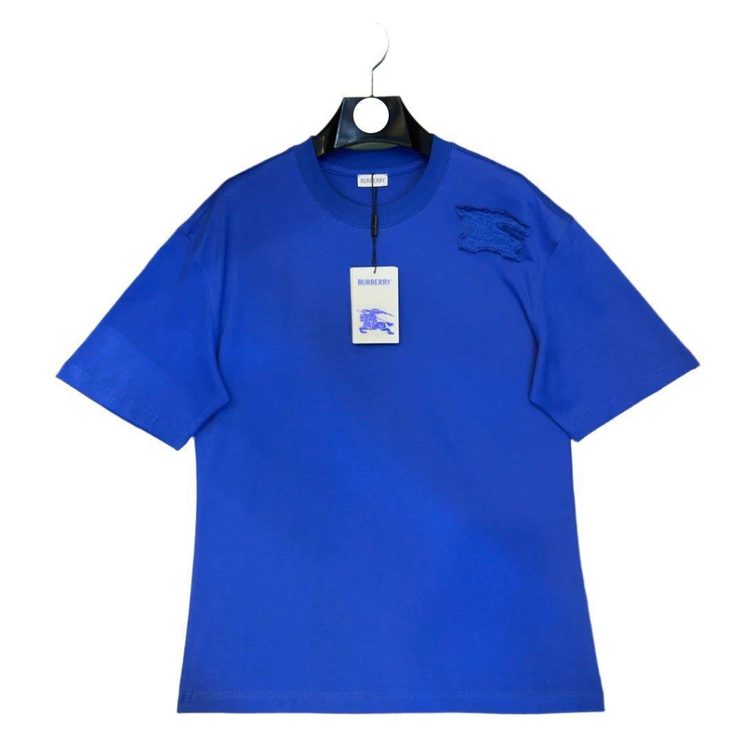 Burberry T-Shirt Without Collar 'Blue'
