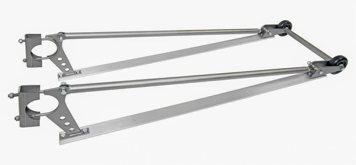 Granatelli Bolt-On Dual Wheelie Bar Kit – 44" Drag Racing Wheelie Bars - GMWB19