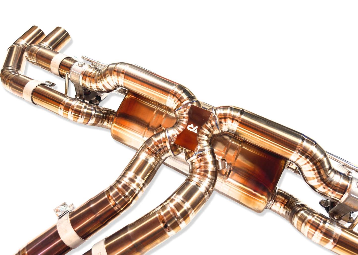 Yonristic Audi RSQ8 Exhaust VANTA Edition Valved Catback Doulbe X-pipe 3'' — photo 9 of 10