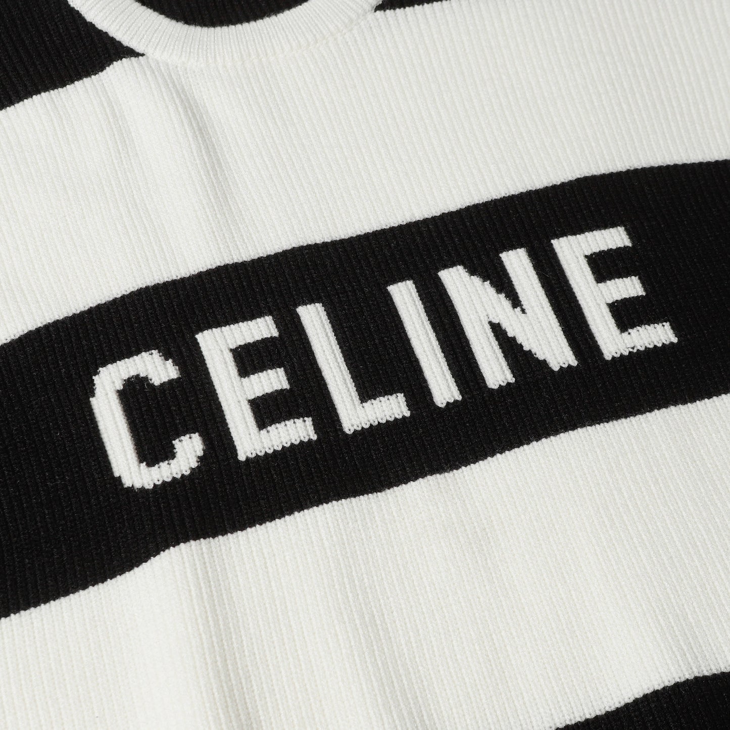 CELINE Large Silhouette Striped Sweater