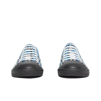 Burberry Low Top Stylish Skateboarding 'Azure Blue'