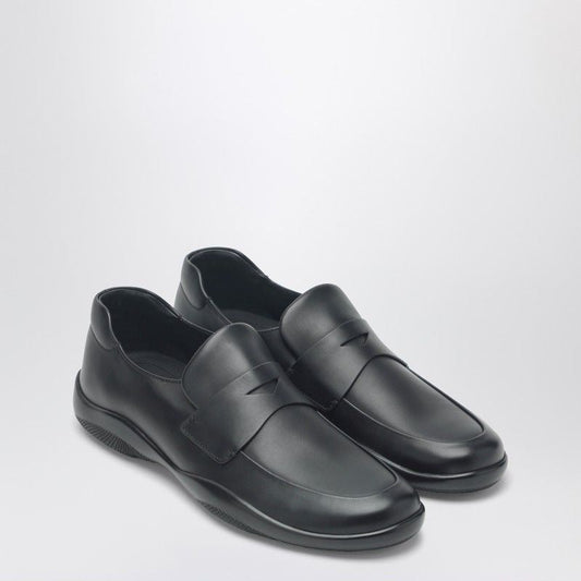 PRADA Classic Leather Toblach Loafers for Men