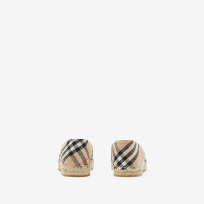 Burberry Check Mews Espadrilles