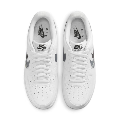 Nike Air Force 1 Low '07 Spray Paint Swoosh White Black Grey