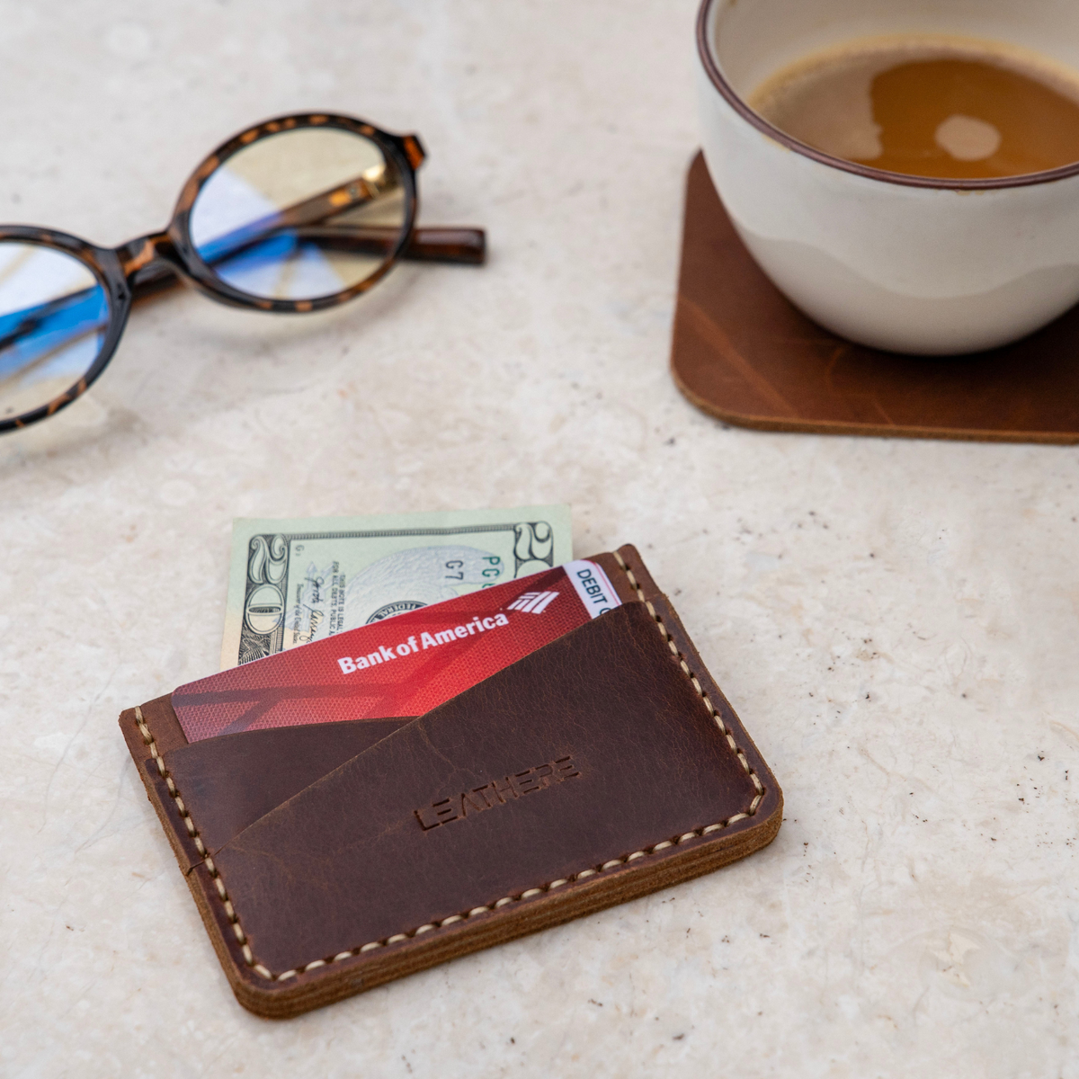 The Brooklyn Set | A 4-Piece Leather Gift Set by LEATHERE