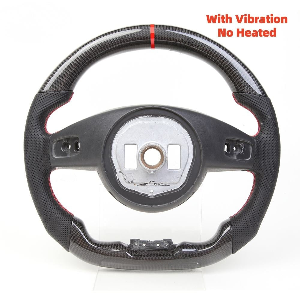 Carbon Fiber LED Steering Wheel for Mercedes-Benz W205 AMG C63, GLS, CLA & GLE 2016–2017 with Vibration (Non-Heated)