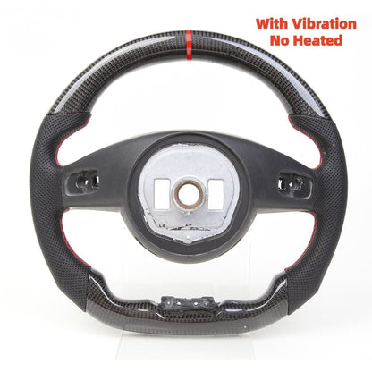 Carbon Fiber LED Steering Wheel for Mercedes-Benz W205 AMG C63, GLS, CLA & GLE 2016–2017 with Vibration (Non-Heated)