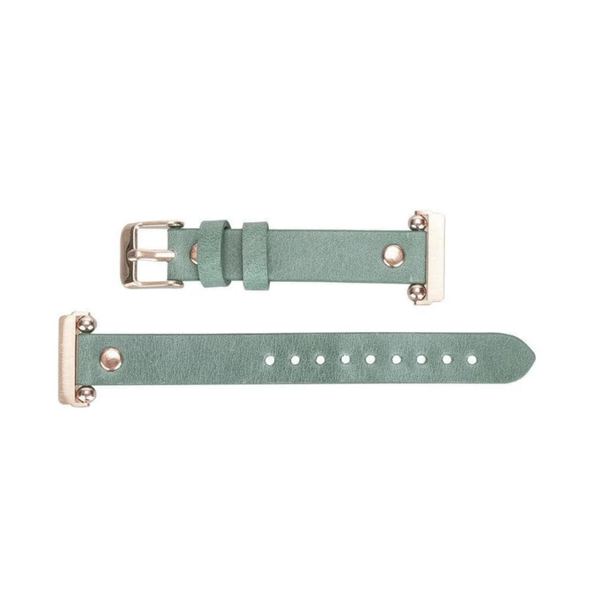 Apple Watch Pastel Green Leather Strap - Detroit