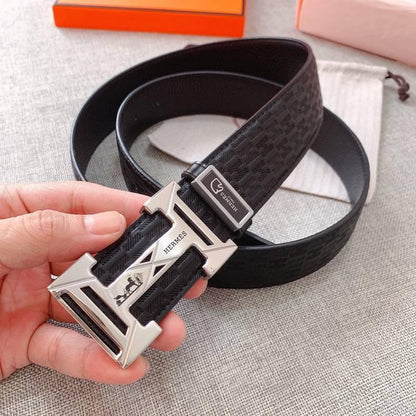 Hermes Men Buckle Belt 'Black'