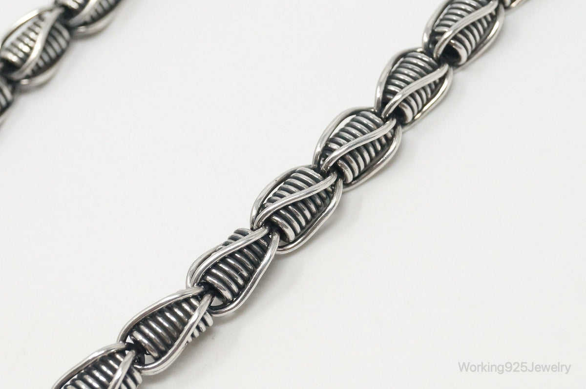 Designer BA Suarti Link Sterling Silver Chain Necklace