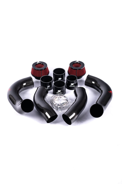 RENNELEMENT G90/G99 M5 3.5” Dry Carbon Fiber Front Mount Intake System
