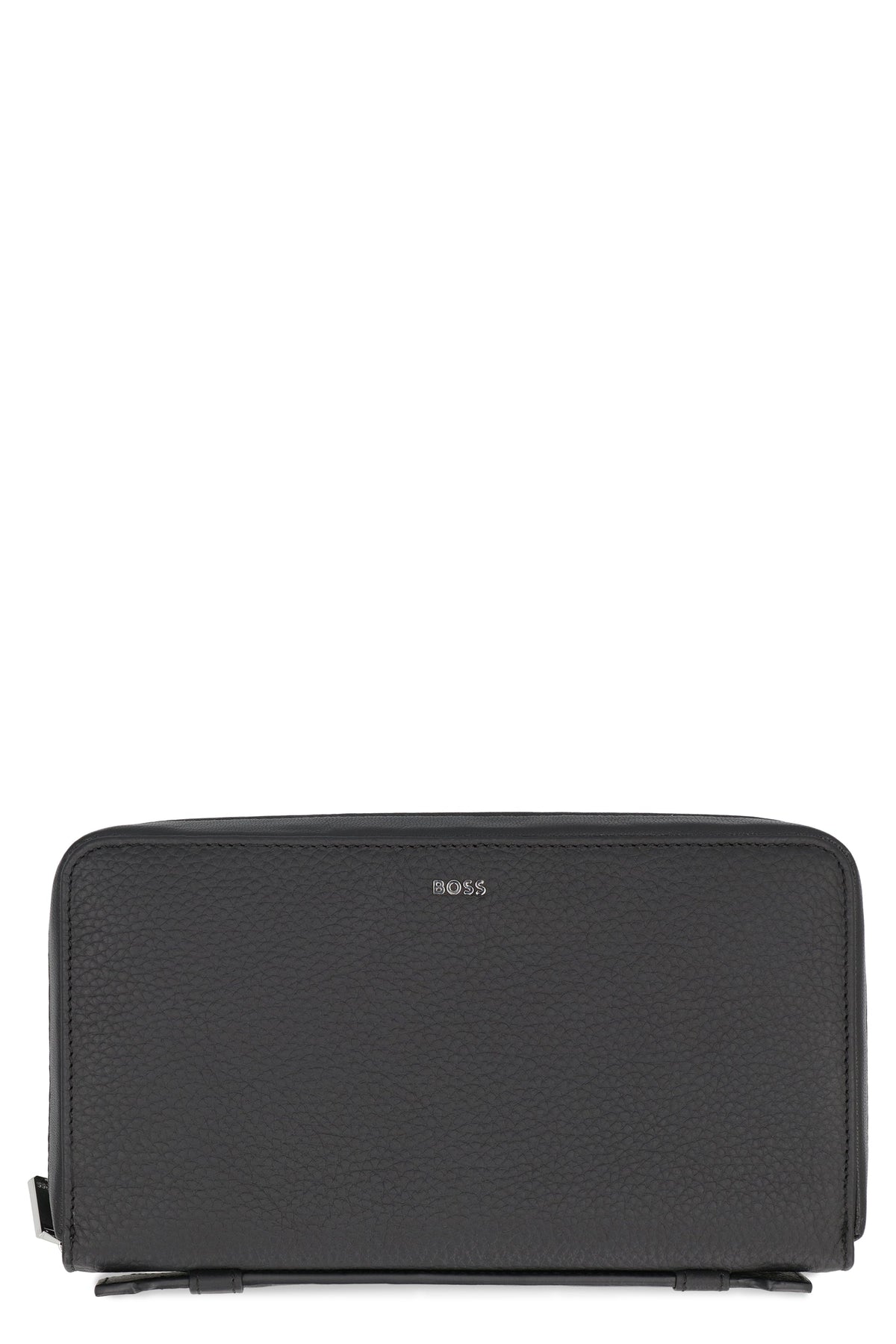 BOSS Grainy Leather Zip-Around Wallet - 23 cm x 13 cm x 4 cm