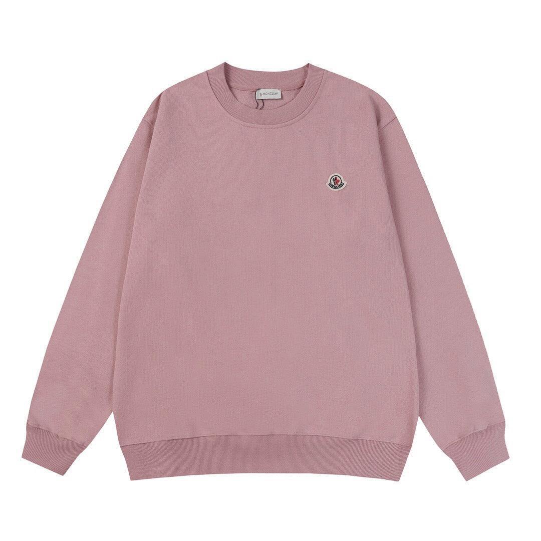 Moncler Logo Patch Sweatshirt 'Pink'