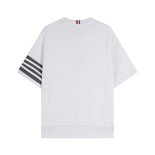 Thom Browne T-Shirt Without Collar 'White'