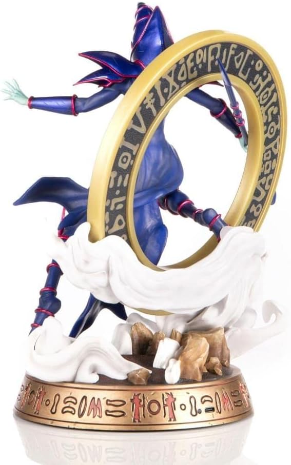 First 4 Figures Yu-Gi-Oh! Estatua del Mago Oscuro - Figura de PVC Variante Azul 30 cm