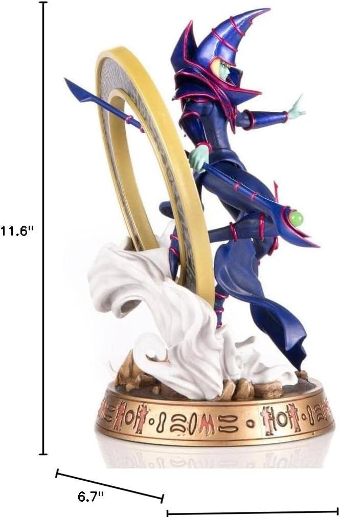 First 4 Figures Yu-Gi-Oh! Estatua del Mago Oscuro - Figura de PVC Variante Azul 30 cm