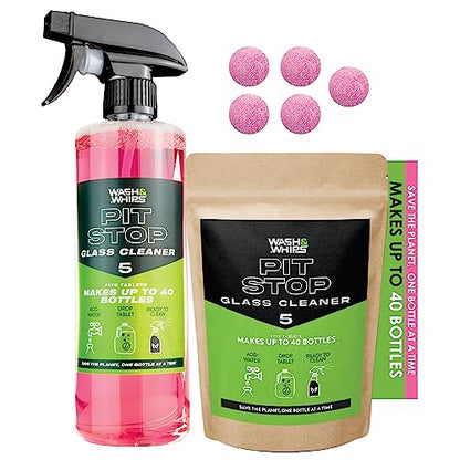 WASH&WHIPS Pit Stop Glass Cleaner / All Surface Cleaner Refill Tablets (Makes 5 Gallons) — photo 10 of 10