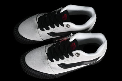 Vans Knu Skool 'White/Black/Red'