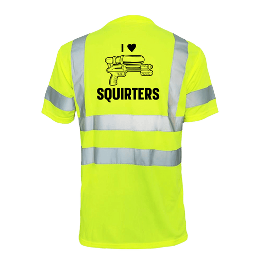 I Love Squirters - Reflective Safety T-Shirt — photo 1 of 2