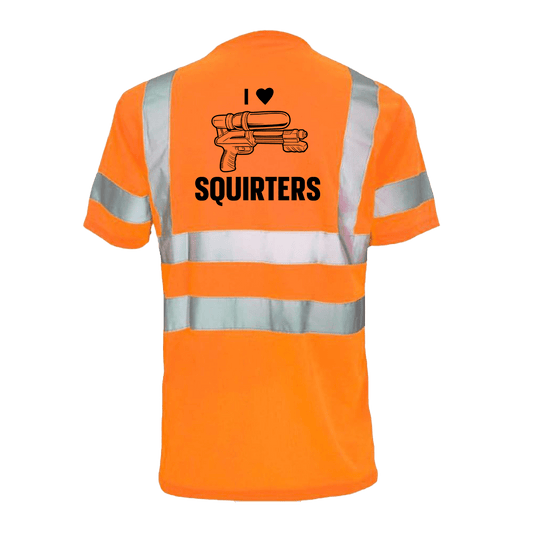 I Love Squirters - Reflective Safety T-Shirt — photo 2 of 2