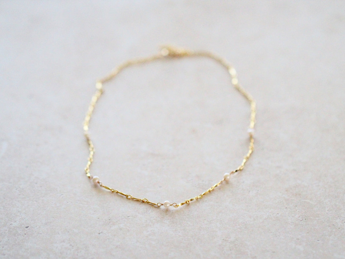 Scalloped Pearl Choker
