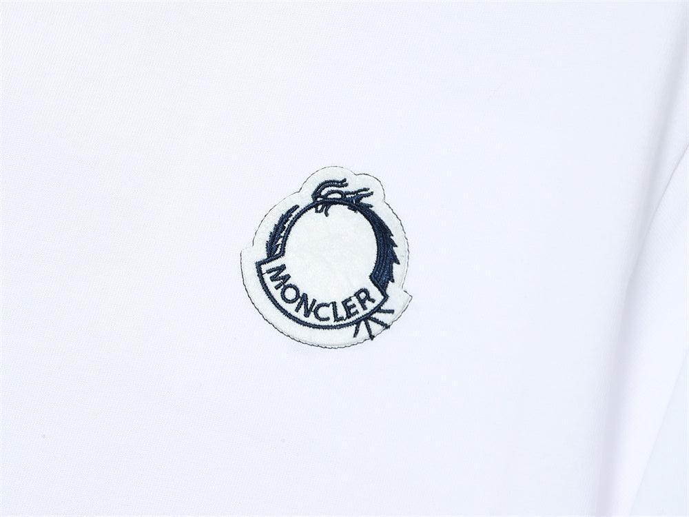 Moncler T-Shirt Without Collar 'White'