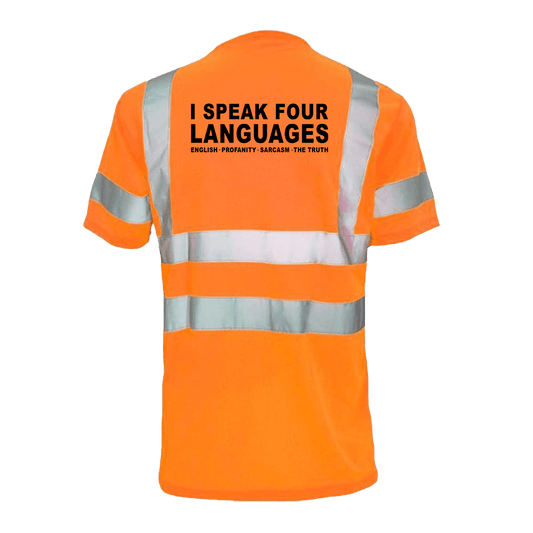 Four Languages - Reflective Safety T-Shirt — photo 2 of 2