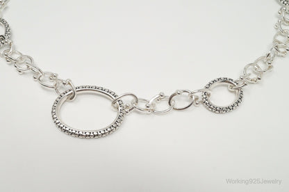 Designer Michael Dawkins Link Sterling Silver Necklace