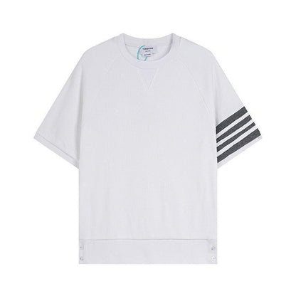 Thom Browne T-Shirt Without Collar 'White'
