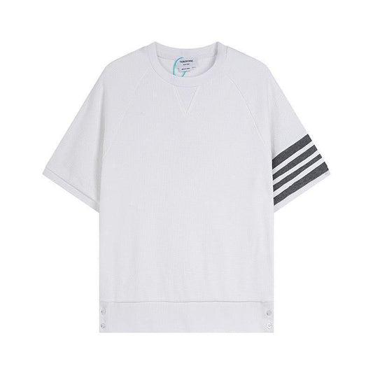 Thom Browne T-Shirt Without Collar 'White'