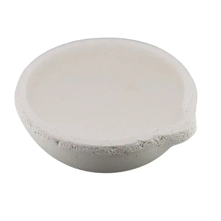 Ceramic Crucible Melting Dish Gold Silver Copper Casting Refining Alloying