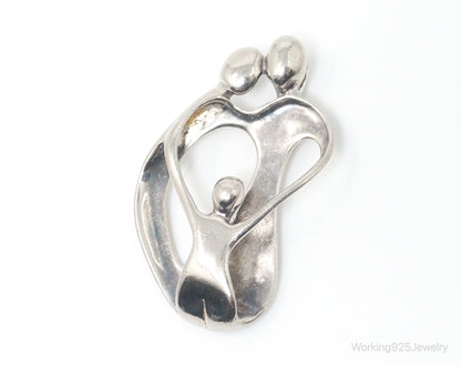 Vintage Native American Carolyn Pollack Relios Family Sterling Silver Pendant