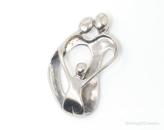 Vintage Native American Carolyn Pollack Relios Family Sterling Silver Pendant — photo 1 of 10