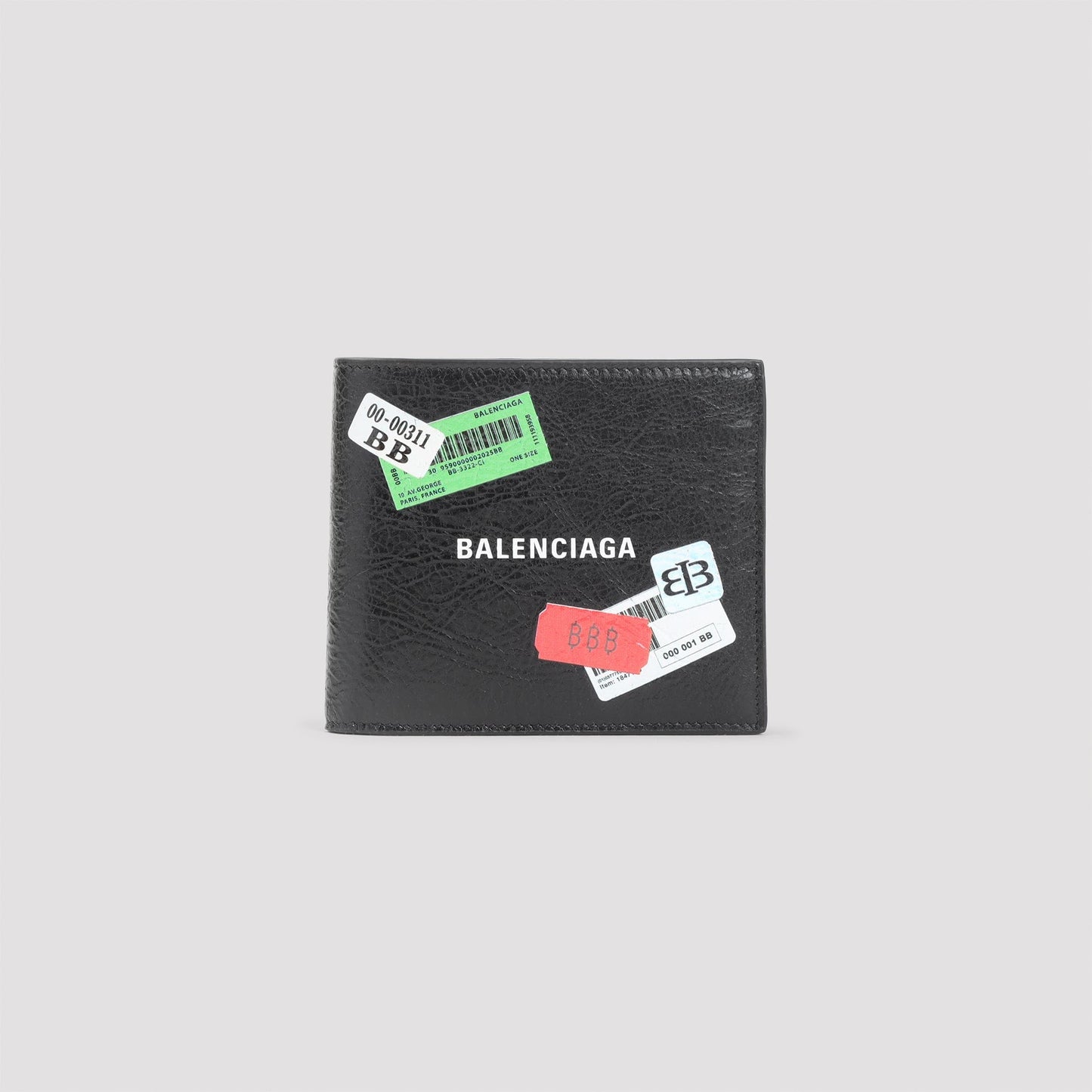 BALENCIAGA Men's Mini Square Fold Wallet