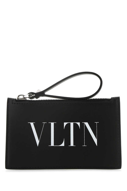 VALENTINO GARAVANI Mini Leather Card Holder for Men
