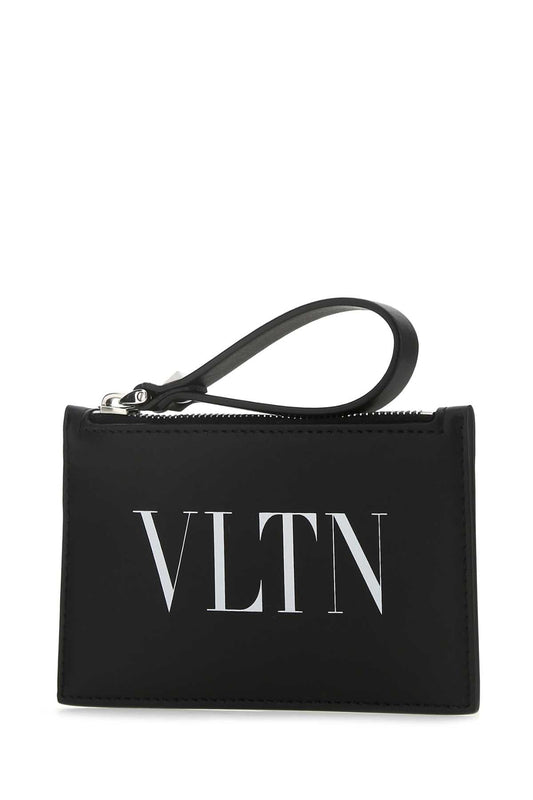 VALENTINO GARAVANI Mini Leather Card Holder for Men