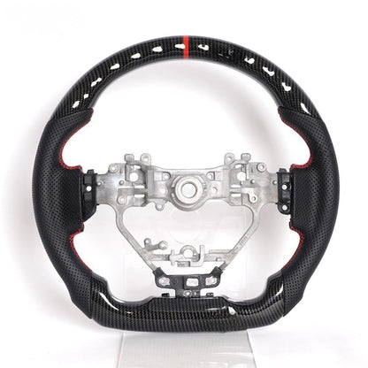 Carbon Fiber Steering Wheel for Lexus IS 2013-2025 & RC F NX300 2015-2020 Red Leather