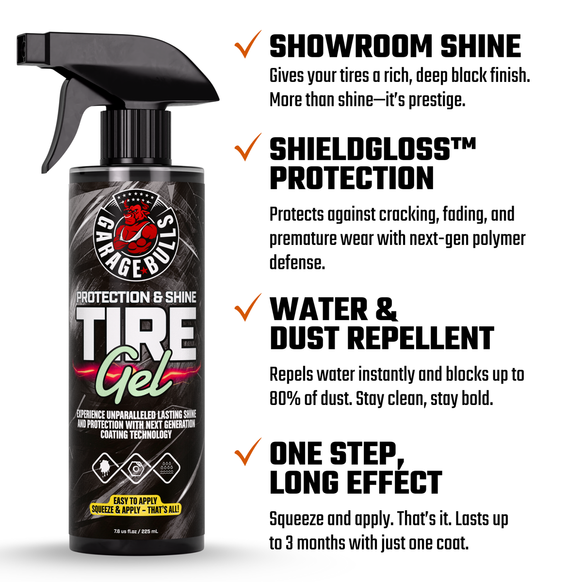 TIRE GEL SPRAY - ShineGloss™ Technology — photo 3 of 7