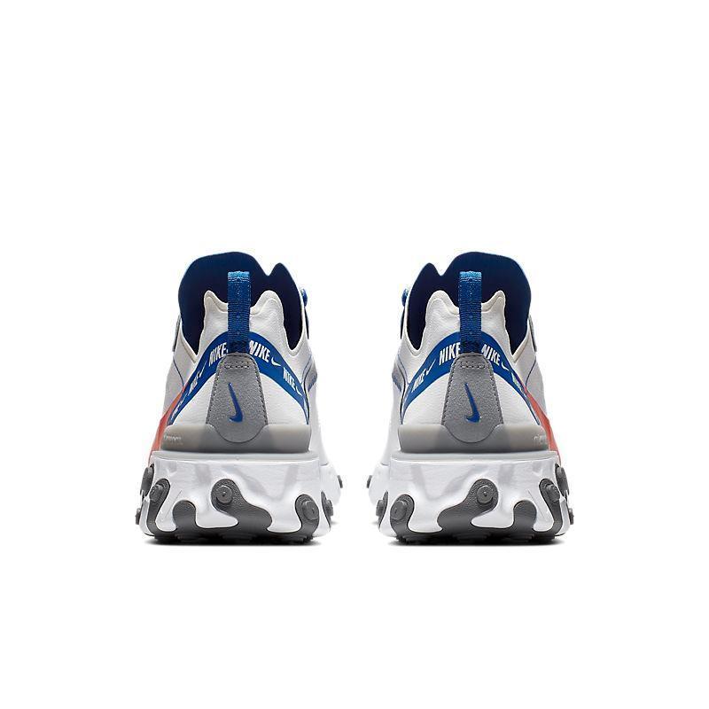 Nike React Element 55 'White Game Royal Habanero Red'
