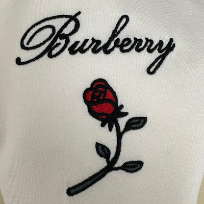 Burberry T-Shirt With Rose Without Collar 'White'