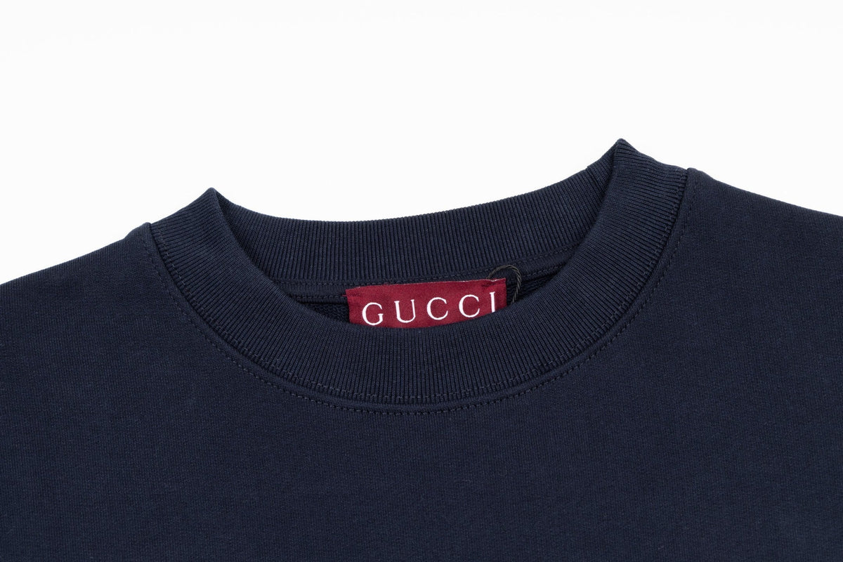Cotton jersey sweatshirt with embroidery