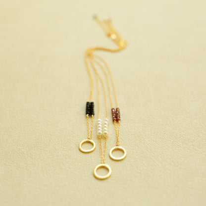 Black Spinel Solara Necklace