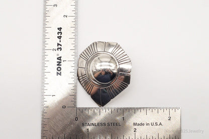 Vintage Native American Sterling Silver Earrings – Estate Jewelry
