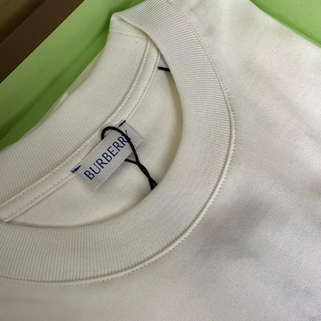 Burberry T-Shirt With Rose Without Collar 'White'