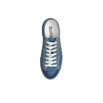 Burberry Low Top Skateboard Shoes 'Denim Blue'