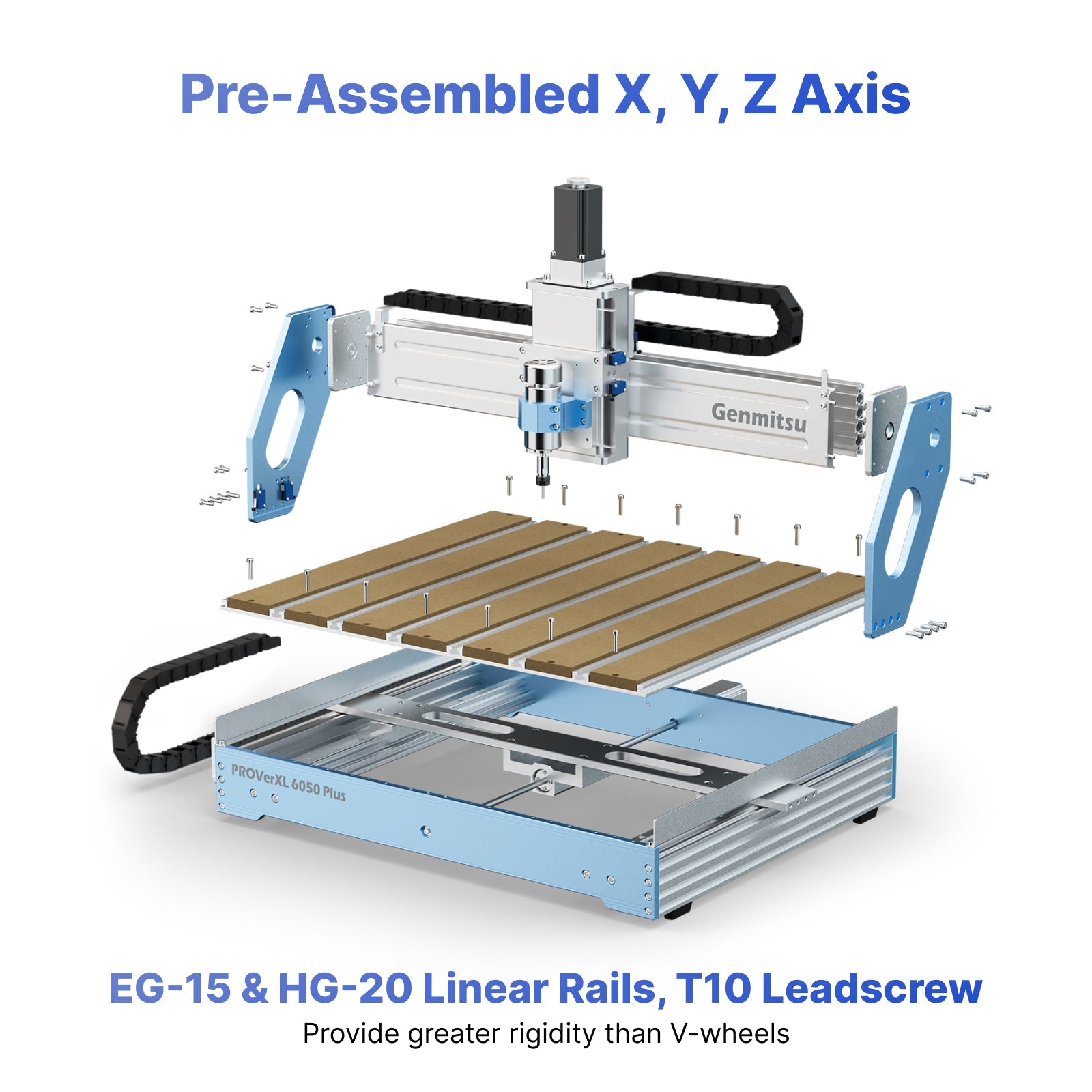 PROVerXL 6050 Plus CNC Router, 300W Spindle, Dual Linear Rails, Available with Vectric Software — photo 4 of 10
