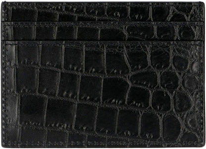 SAINT LAURENT Mini Leather Wallet for Men