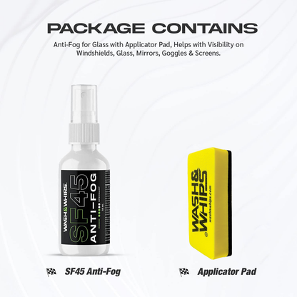 WASH&WHIPS SF45 Anti-Fog For Car Windshields — photo 8 of 8